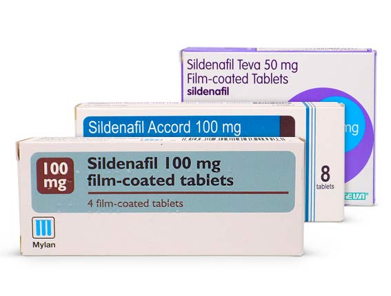 Buy Sildenafil 100mg, 50mg & 25mg Tablets Online Cheap
