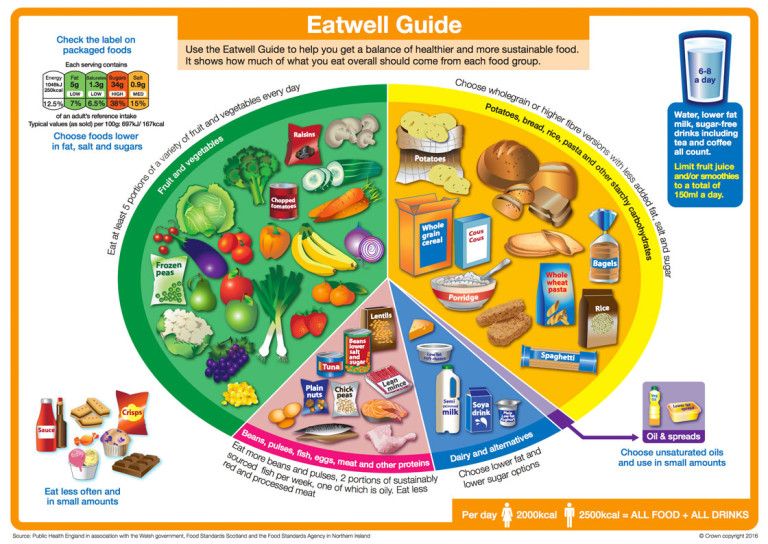 NHS Eatwell Guide 2016 - Dr Fox